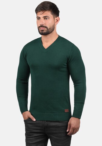 BLEND Strickpullover 'Lasse' in Grün: predná strana