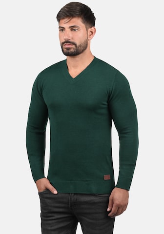BLEND Sweater 'Lasse' in Green: front