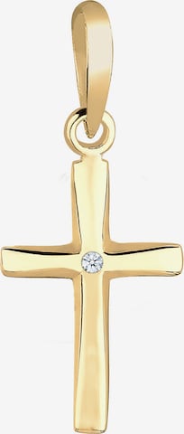 Elli DIAMONDS Hangers 'Kreuz' in Goud: voorkant