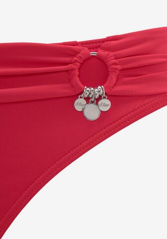 s.Oliver Push-up Bikini in Rood