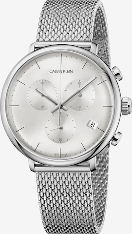 Calvin Klein Analoog horloge in Zilver: voorkant