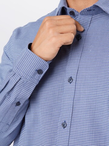 Matinique Regularny krój Koszula 'Trostol' w kolorze niebieski