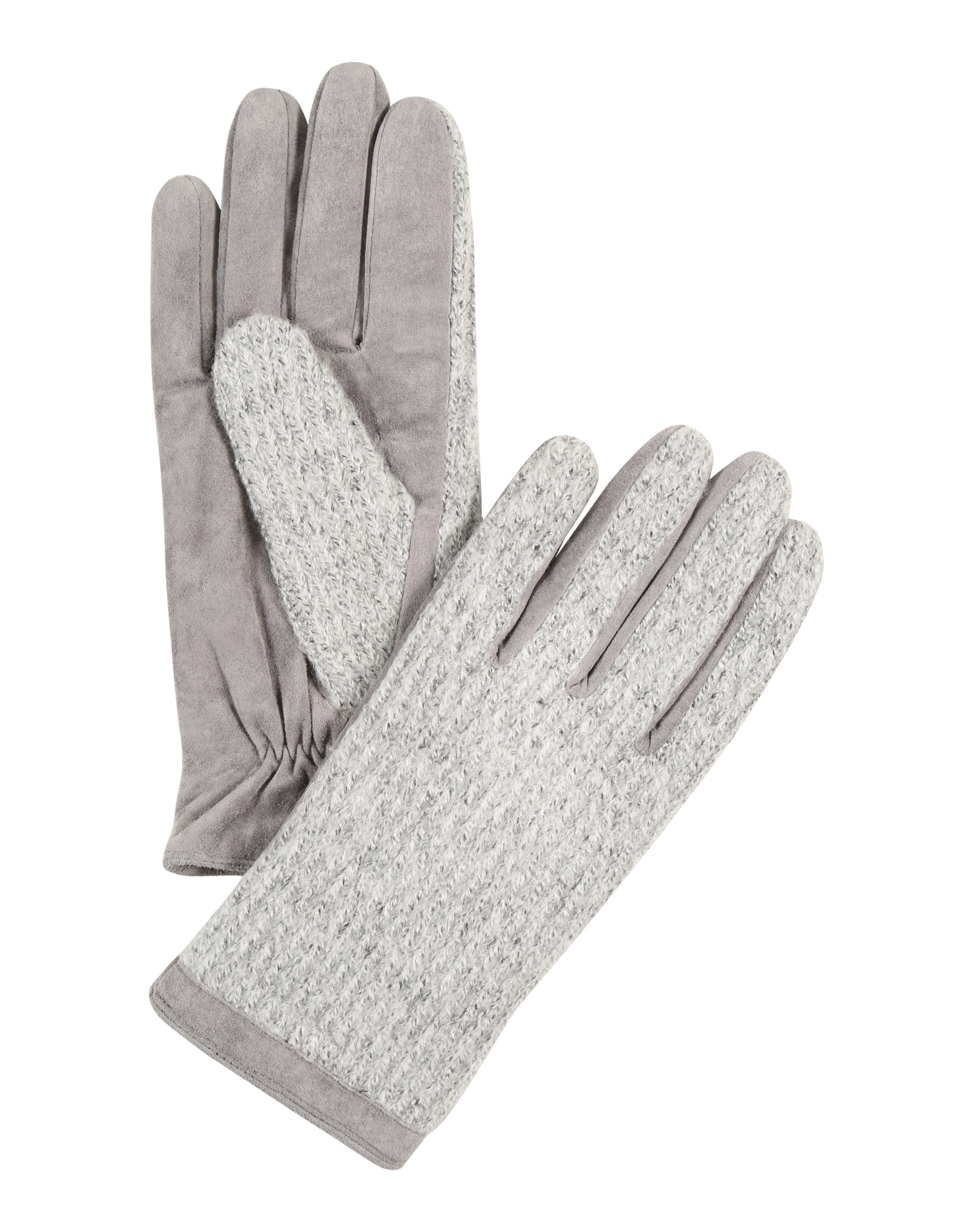 Barts - Vingerhandschoenen 'Lennon' in de kleur Grijs