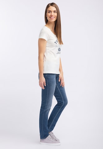 MUSTANG Slimfit Jeans 'Rebecca' in Blau