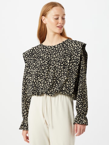 ONLY Blouse 'ZILLE' in Zwart: voorkant