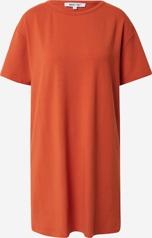 ABOUT YOU Kleid 'Carolina' in Orange: front