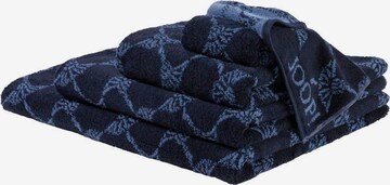 JOOP! Handdoek 'Cornflower' in Blauw: voorkant