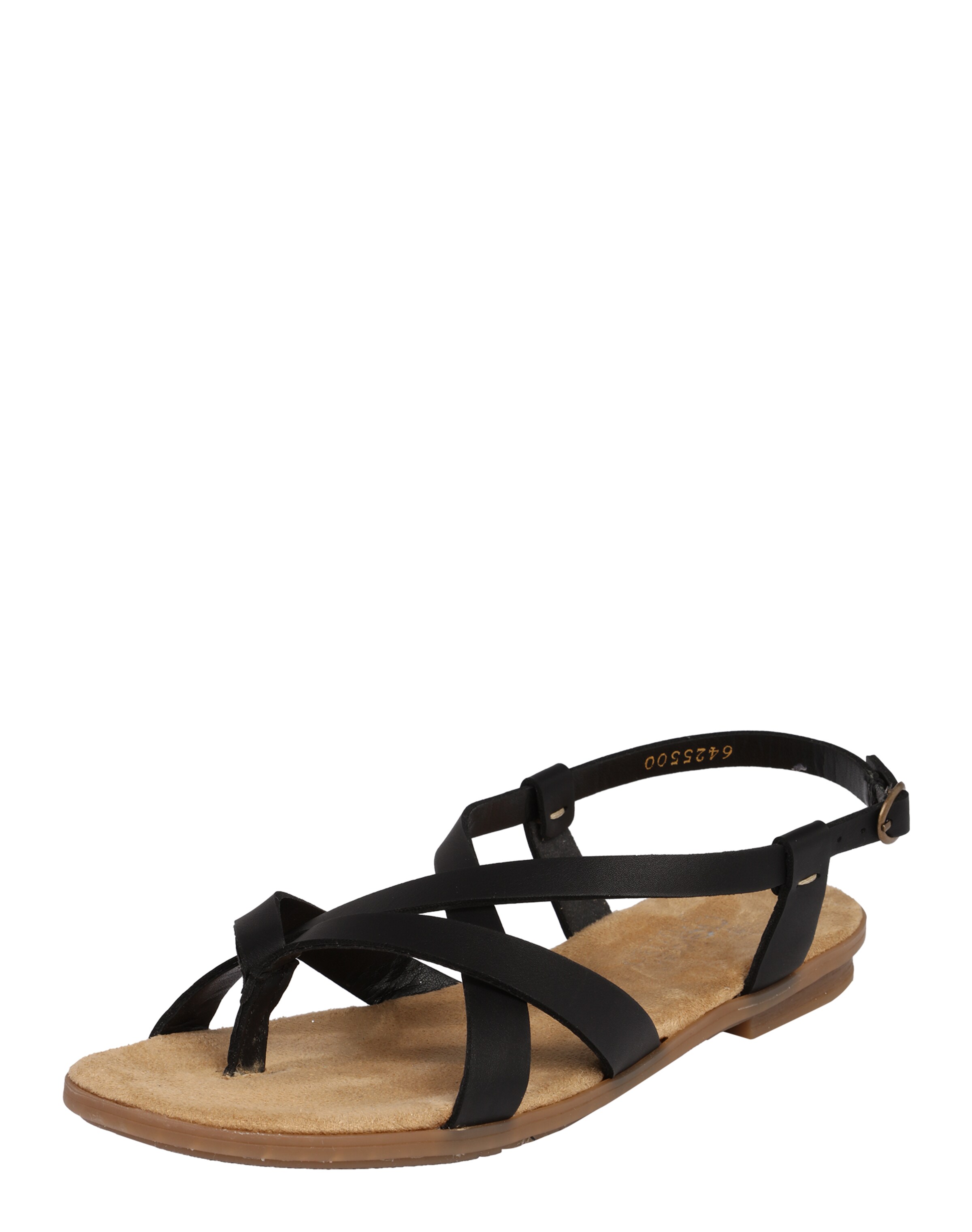 RIEKER - Sandalen met riem in de kleur Zwart