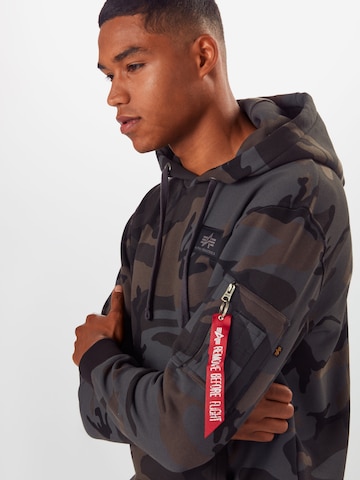 ALPHA INDUSTRIES Tréning póló - szürke