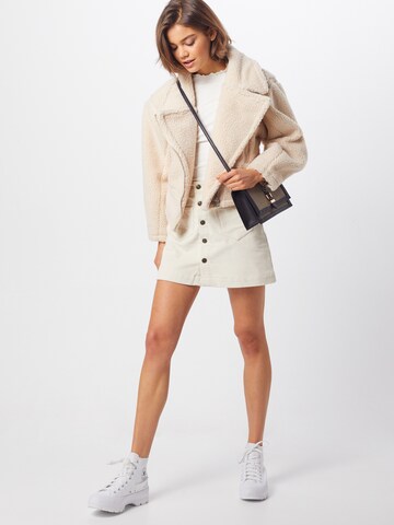 ONLY Skirt 'AMAZING' in Beige
