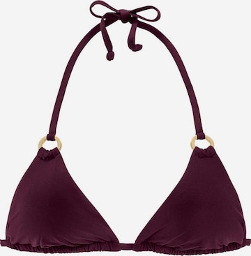 LASCANA Bikini Top 'Kati' in Purple: front