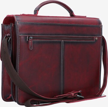 GREENBURRY Document Bag 'Buffalo' in Red