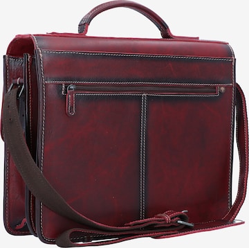 GREENBURRY Document Bag 'Buffalo' in Red