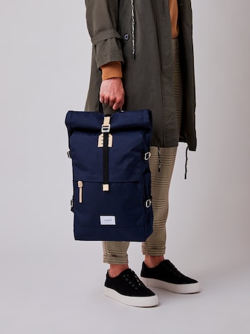 SANDQVIST Backpack 'BERNT' in Blue