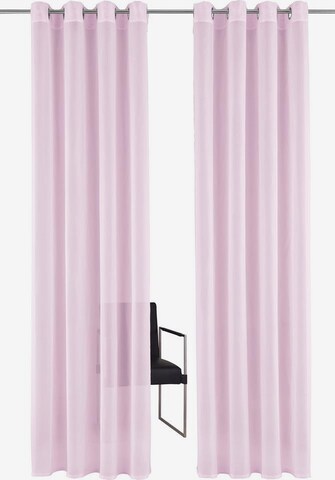 MY HOME Curtains & Drapes in Pink: front