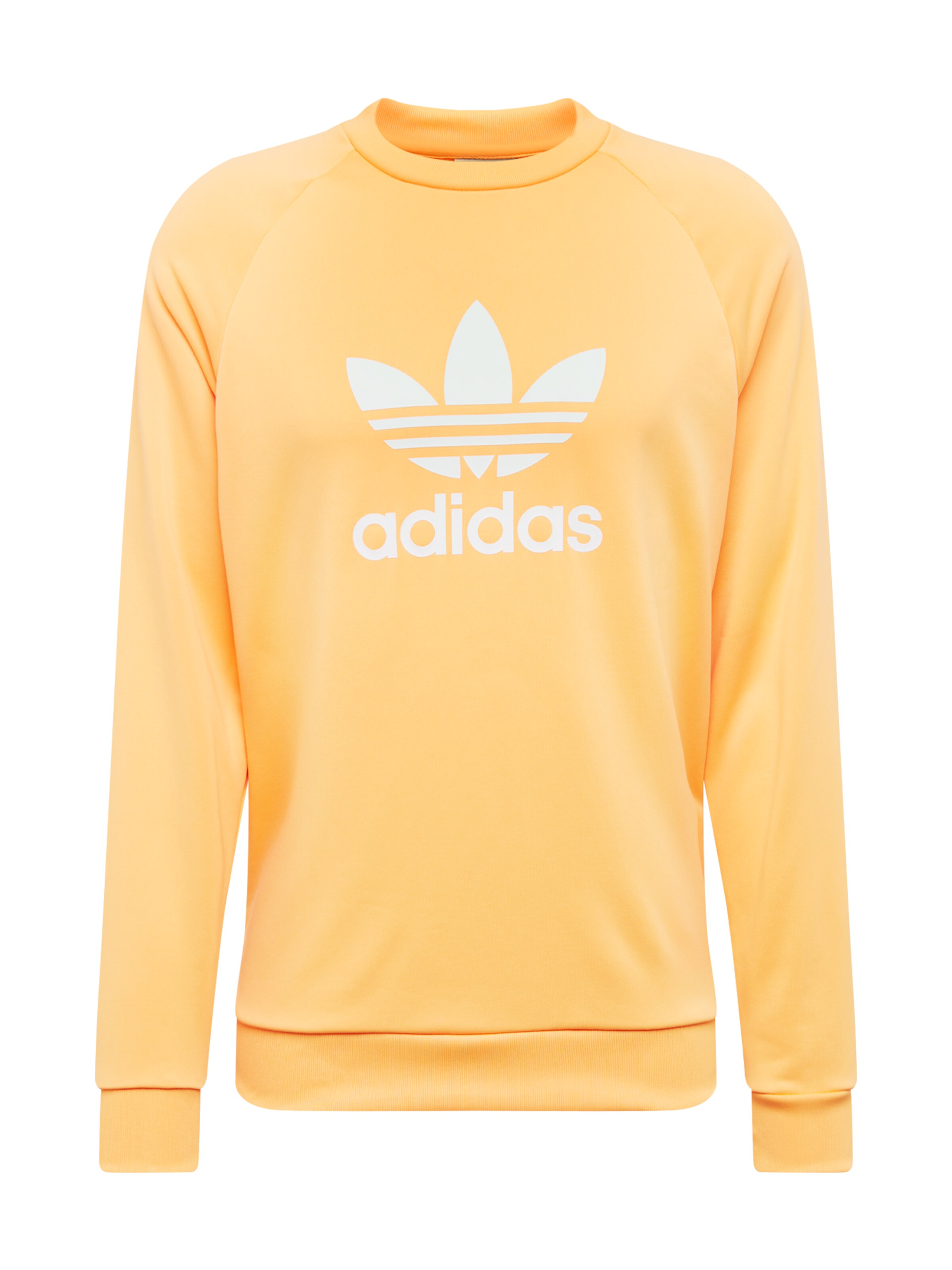 ADIDAS ORIGINALS - Sweatshirt 'Trefoil Crew' in de kleur Goudgeel