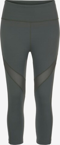 LASCANA ACTIVE Skinny Workout Pants in Green: front