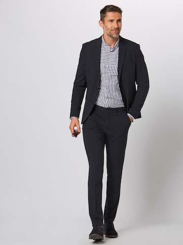 Lindbergh Slimfit Pak in Blauw