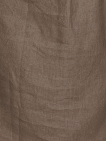 Robe-chemise heine en marron