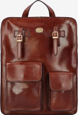 The Bridge Backpack 'Story Uomo' in Brown: front