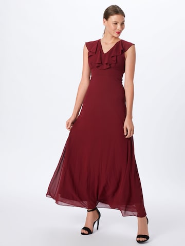 TFNC Společenské šaty 'BINA MAXI' – červená: přední strana