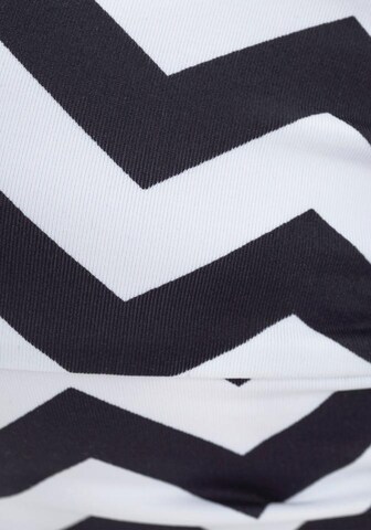 Bandeau Sutien costum de baie 'Grace' de la LASCANA pe alb