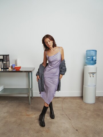 Comfy Purple Satin Look