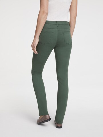 Skinny Pantaloni de la heine pe verde