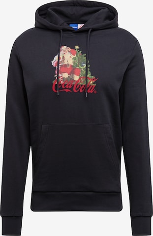 JACK & JONES Sweatshirt in Zwart: voorkant