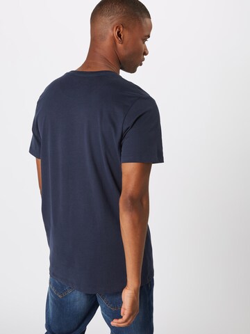 JACK & JONES T-Shirt in Blau: zadná strana