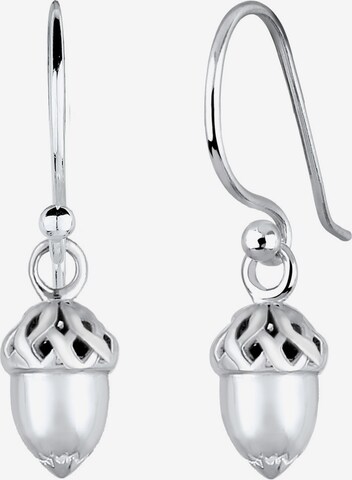 Boucles d'oreilles 'Haselnuss' ELLI en argent : devant