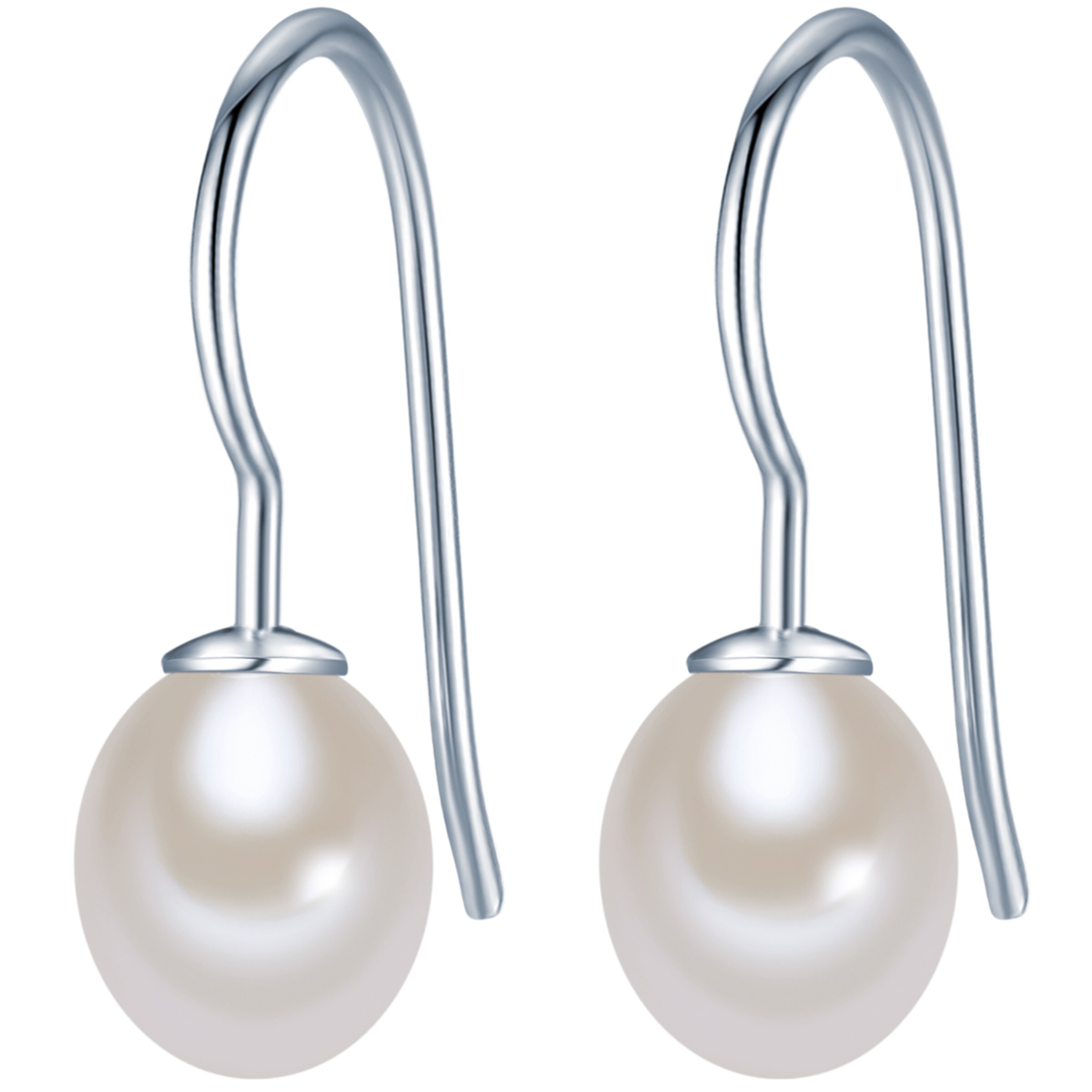Valero Pearls Ohrringe in Silber: Vorderseite