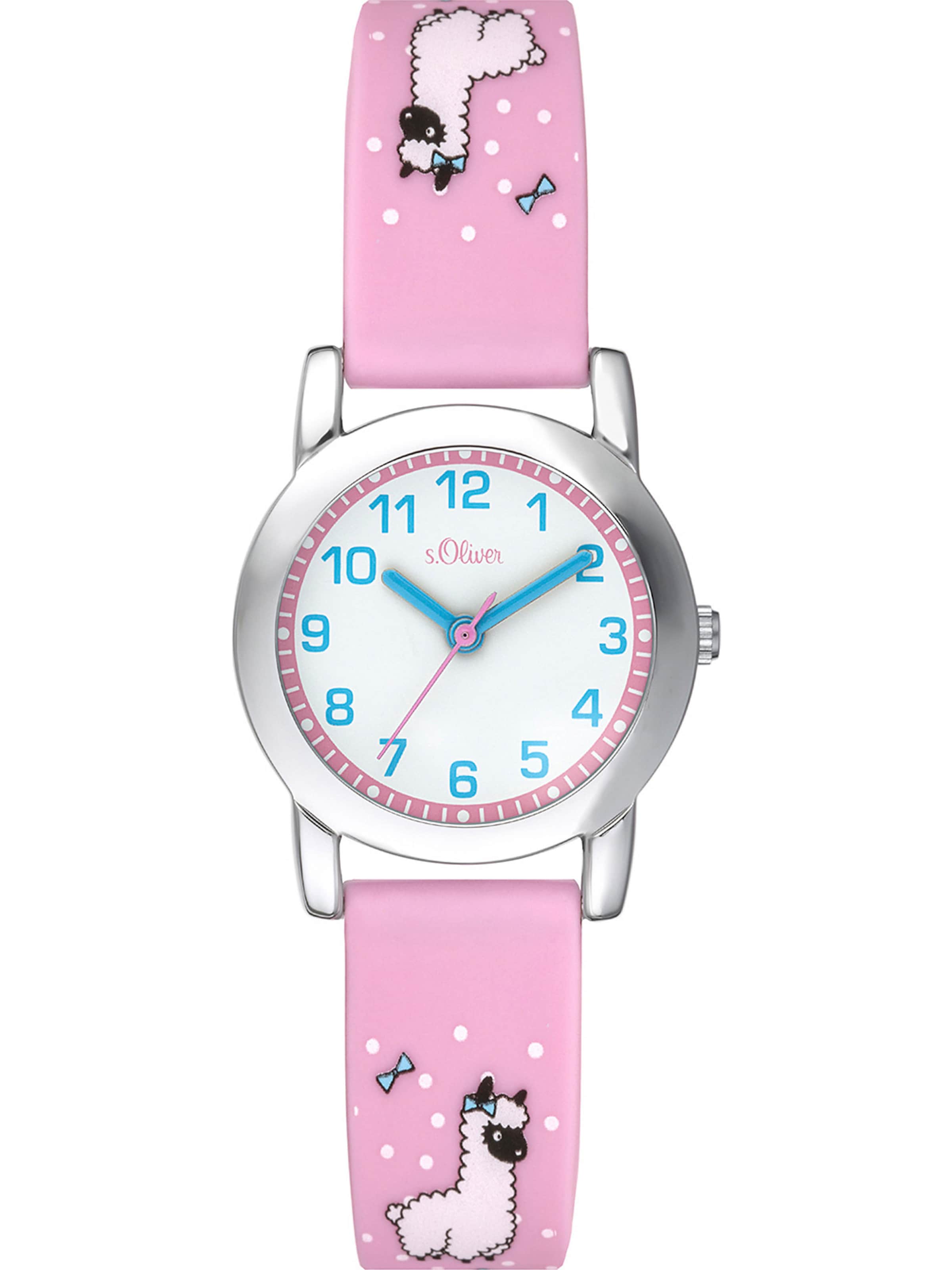 s.Oliver Watch in Pink: front