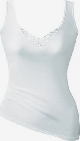 PETITE FLEUR Undershirt in White