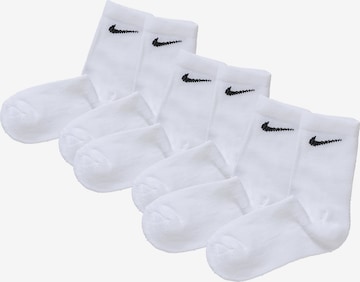 Chaussettes 'Crew' Nike Sportswear en blanc : devant