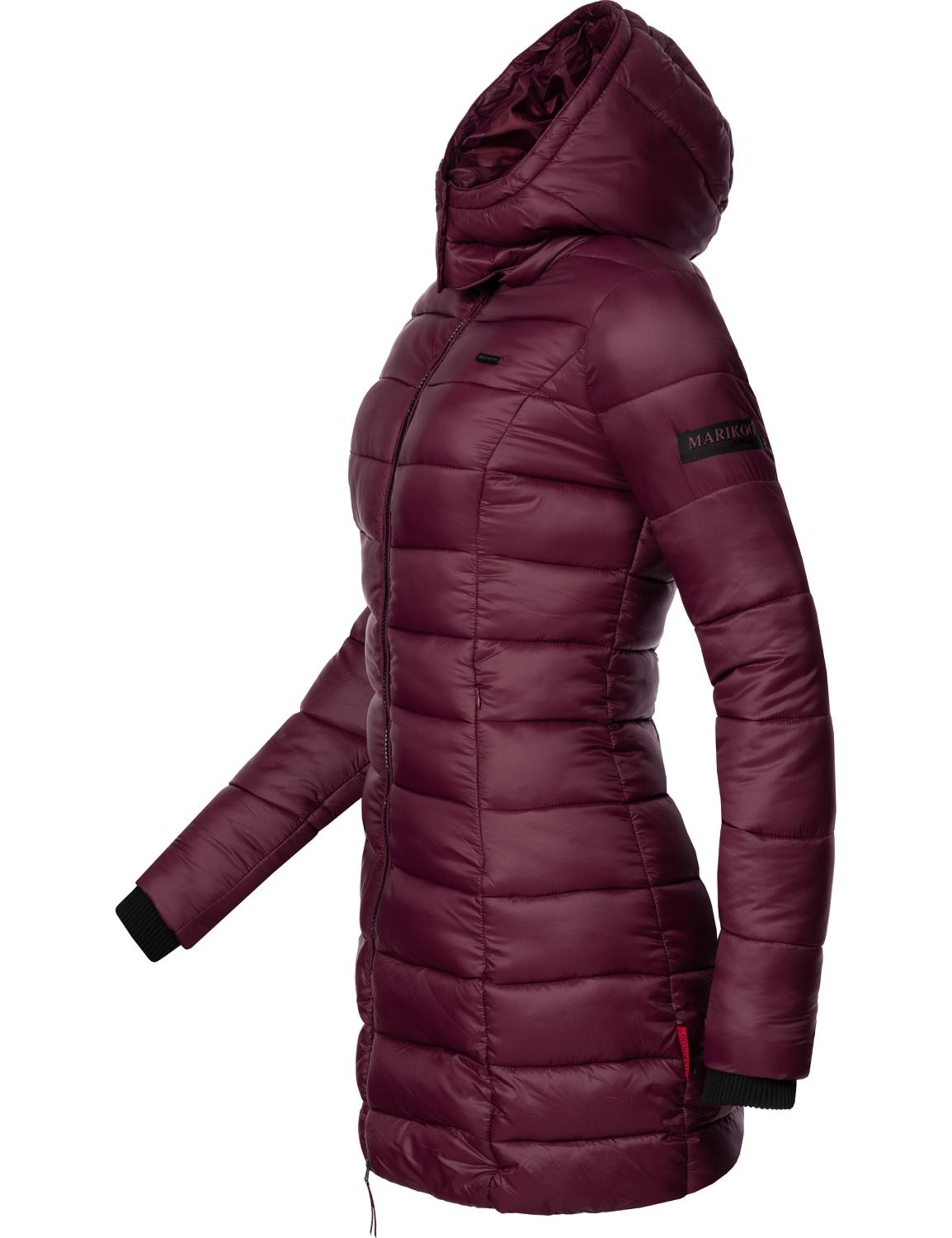 MARIKOO Winter Coat 'Abendsternchen' in Red