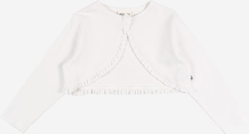 JACKY Knit Cardigan in White: front