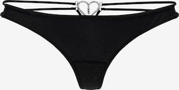 LASCANA Thong in Black: front