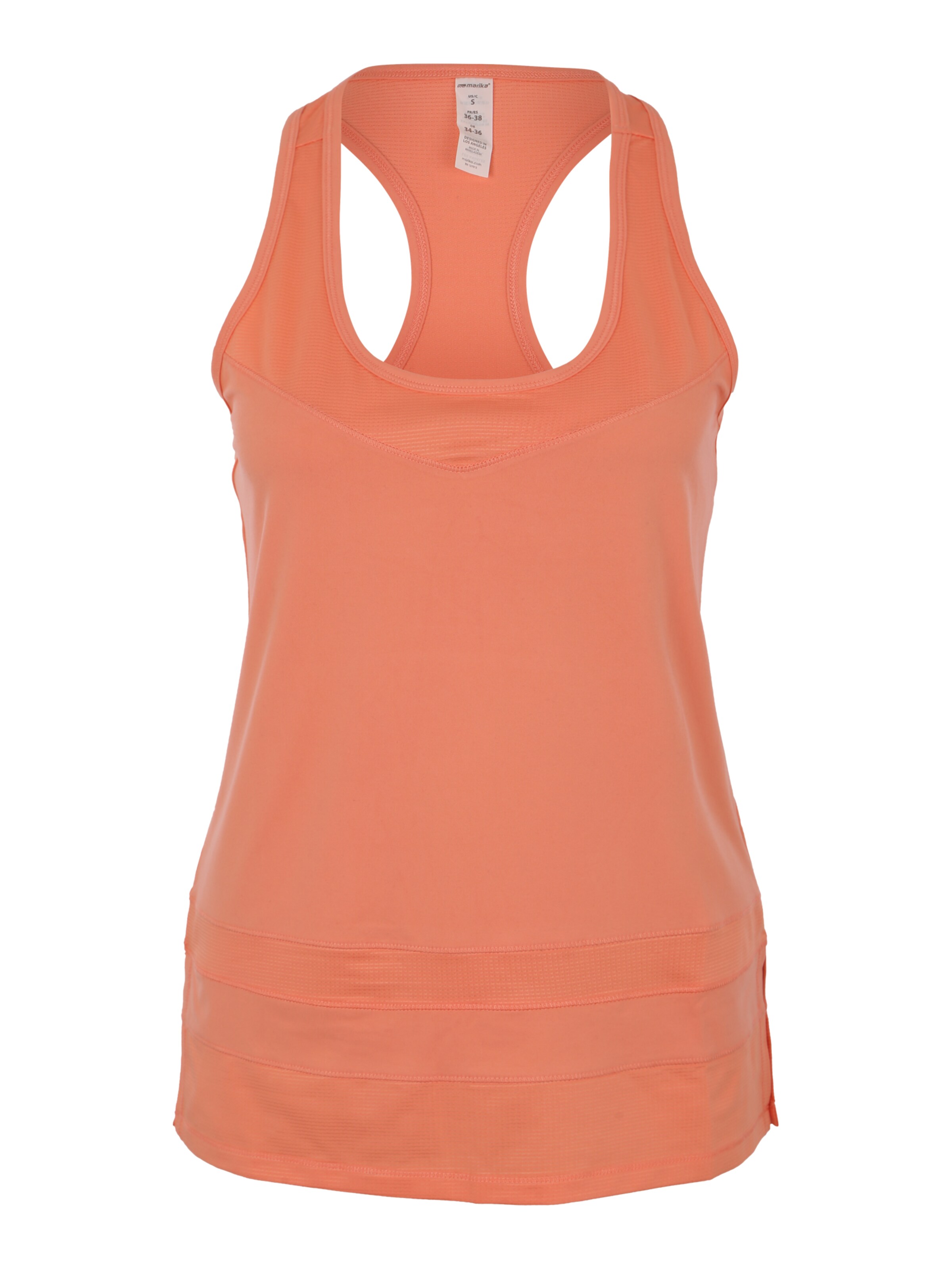 Marika - Sporttop 'CELESTIAL SINGLET' in de kleur Sinaasappel