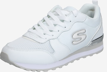 SKECHERS Sneaker low 'Gold'n Gurl' i hvid: forside