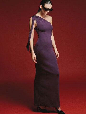 Purple Dress Look