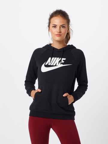 Sweat-shirt 'Rally' Nike Sportswear en noir : devant