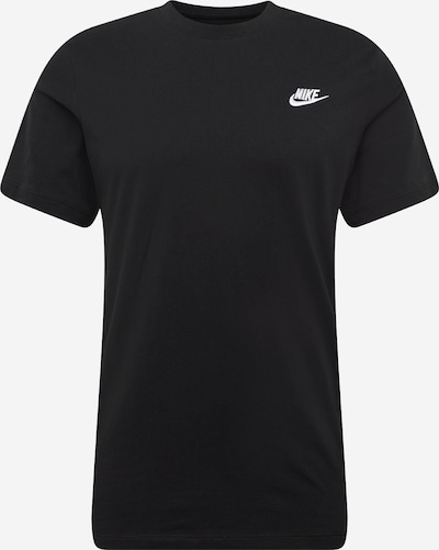 Nike Sportswear T-Shirt 'Club' in schwarz / weiß, Produktansicht