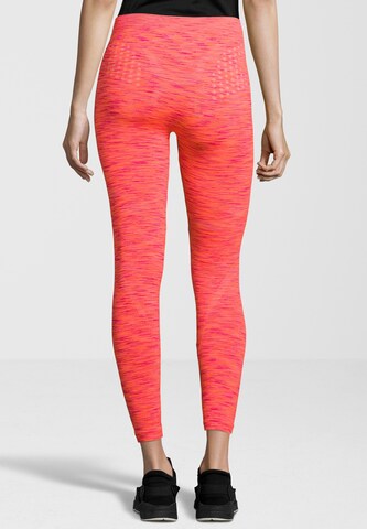 ENDURANCE Skinny Sports trousers 'Battipaglia' in Orange
