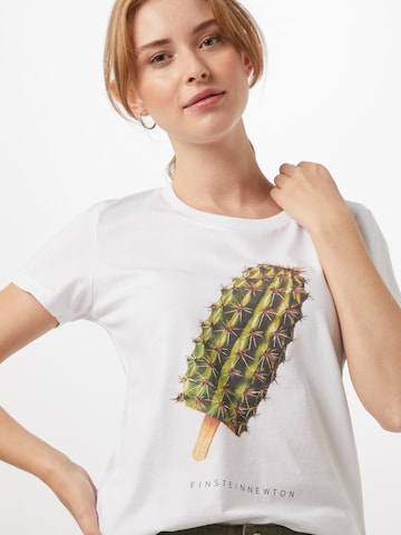 EINSTEIN & NEWTON - Camisa 'Cactus Ice' em branco