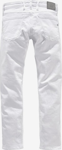 REPLAY Slimfit Jeans 'ANBASS' i vit