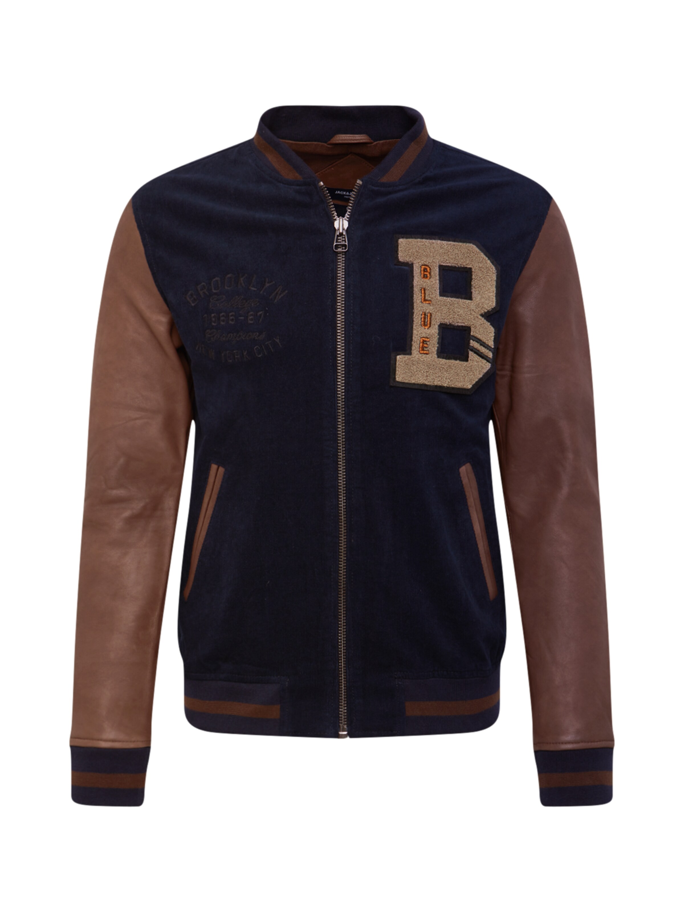 JACK & JONES - Tussenjas 'TRIP' in de kleur Navy