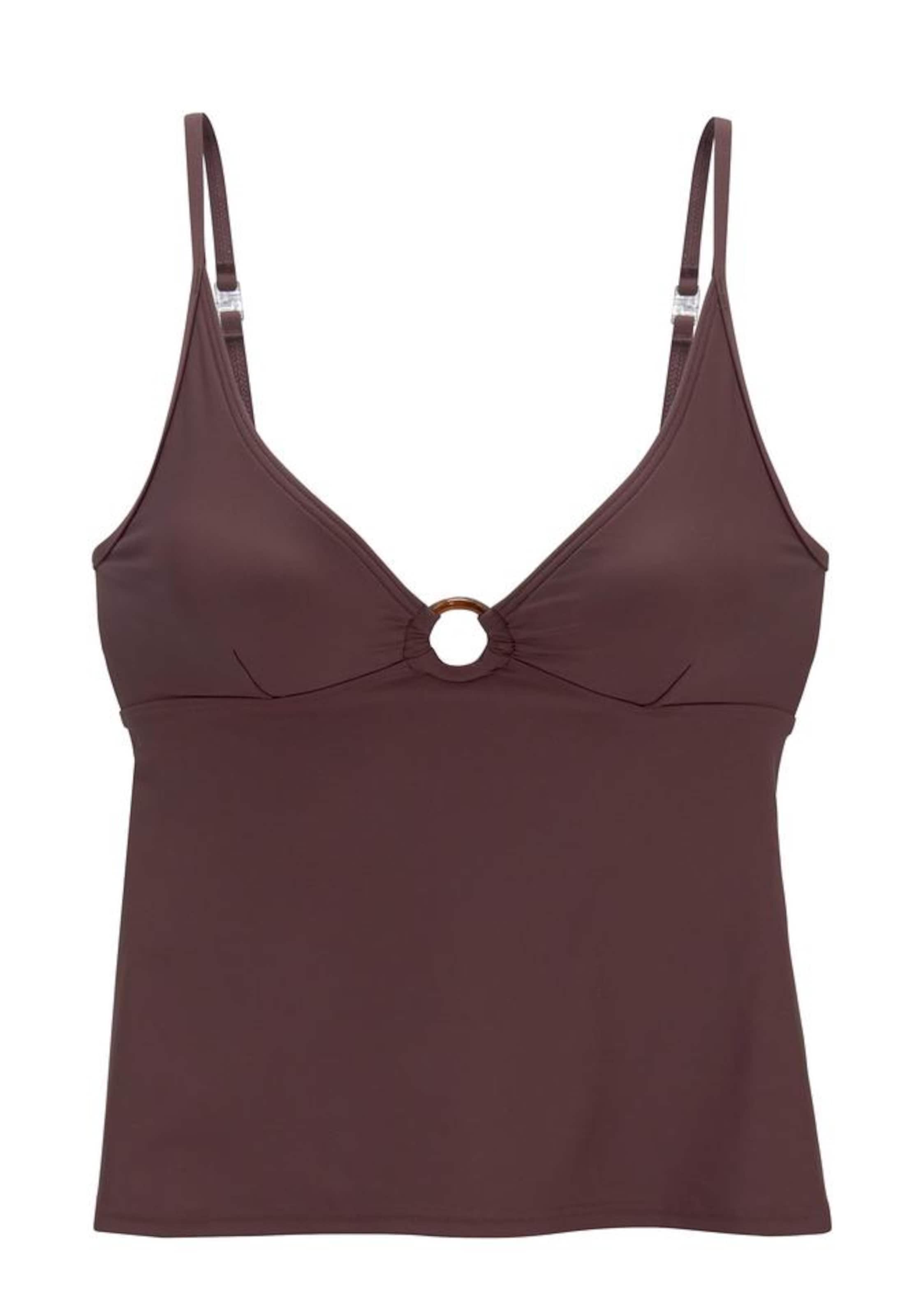 s.Oliver Tankini top 'Rome' in Brown: front