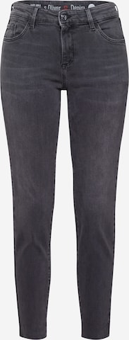 s.Oliver Skinny Jeans in Grijs: voorkant