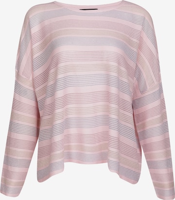 myMo at night Širok pulover | roza barva: sprednja stran